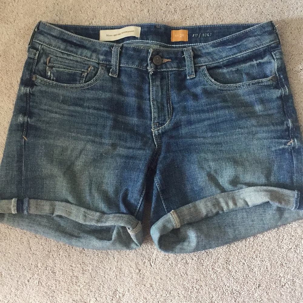 Anthropologie pilcro denim shorts size 26